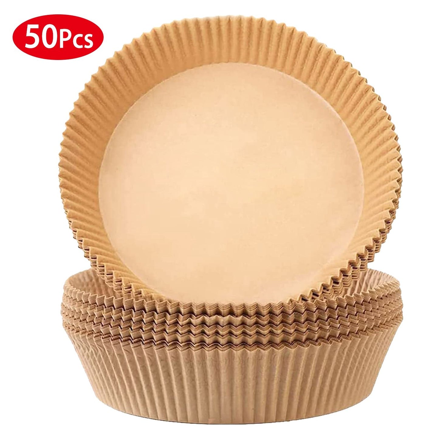 50Pcs Disposable Air Fryer Paper Liner Waterproof Non-Stick Oil-proof
